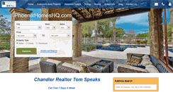 Desktop Screenshot of phoenixhomeshq.com
